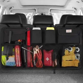 L-35.5x18.2in Surdoca 732140561270 Car Trunk Organizer 3rd Gen 7 Times Upgrade Black