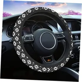 Xdoop-c1-028 Swono Aztec Boho Car Steering Wheel Covers Ethnic With American Multi-030