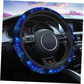 Xdoop-c1-110 Swono Galaxy Blue Universal 15 Inch Steering Wheel Covers Beautiful Multi-116