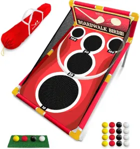 Swooc 445010314304 Games - Boardwalk Birdie Arcade Style Golf Game With Easy Setup And 10