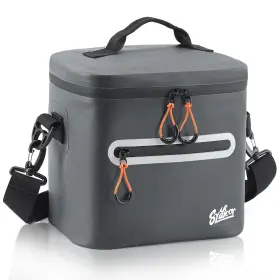 Ib24001 Sydioor Mini Lunch Cooler Bag 7 Can Insulated Ice Chest Box Small Dark Gray