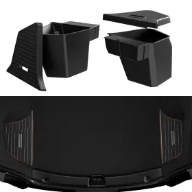 Syyf2025158 Syyfmaw 2025 2026 Tesla Model Y Juniper Rear Trunk Storage Bins With Lids 2pcs Tpe W