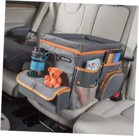 Talus 088838011726 Carhop Car Organizer With Cooler - Back Seat For Kids Or Large Gray