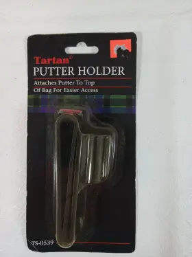 Ts-0539 Tartan Sports Putter Clip Holder Attaches To Top Of Bag Vtg Nos