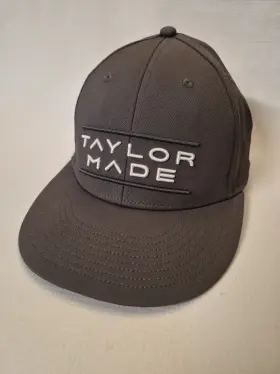 7nine Taylormade Adult Adjustable Snapback Gray. Golf Hat. Clean