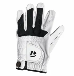 Taylormade 847903000689 New Mens Regular Lh-ml React Tech Glove-white/black