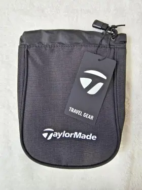 Tm23 Taylormade Performance Valuables Pouch Black Golf Accessory Bag New With Tags