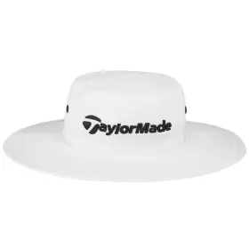 V9703617 Taylormade Golf Standard Eyelet Bucket Hat Medium White