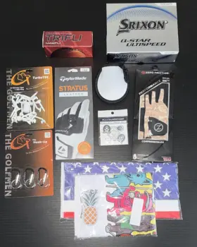 Rnab3827 Taylormade Zero Friction Srixon Maxfli The Golfmen Golf Accessories Bundle - 11 Items