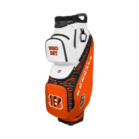 Team Effort 723141103736 Clubhouse Cooler Cart Bag Nfl Cincinnati Bengals