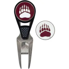 T0211217 Team Effort Ncaa Cvx Repair Tool And Ball Marker - Montana Grizzlies