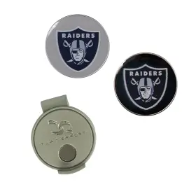 T0234417 Team Effort Nfl Hat Clip - Las Vegas Raiders