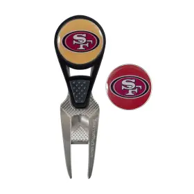 T0242717 Team Effort Nfl Cvx Repair Tool With Ball Marker - San Francisco 49ers