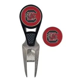 T0254617 Team Effort Ncaa Cvx Repair Tool And Ball Marker - South Carolina Gamecocks