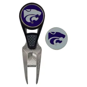 T0255017 Team Effort Ncaa Cvx Repair Tool And Ball Marker - Kansas State Wildcats
