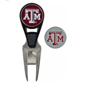 T0255117 Team Effort Golf Cvx Ball Mark Repair Tool And Marker Texas A&m Aggies Tools