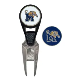 T0256221 Team Effort Ncaa Cvx Repair Tool And Ball Marker - Memphis Tigers
