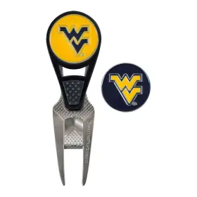 T0258217 Team Effort Ncaa Cvx Repair Tool And Ball Marker - West Virginia Mountaineers