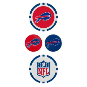 T0275417 Team Effort Nfl Ball Marker Set - Buffalo Bills