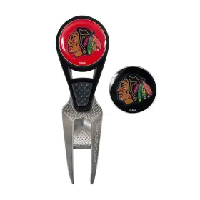 T0299717 Team Effort Nhl Cvx Repair Tool And Ball Marker - Chicago Blackhawks
