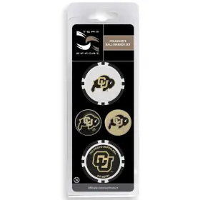 T0320417 Team Effort Ncaa Ball Marker Set - Colorado Buffaloes