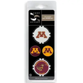 T0322619 Team Effort Ncaa Ball Marker Set - Minnesota Golden Gophers