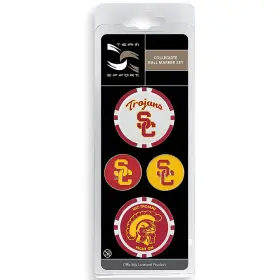 T0323917 Team Effort Ncaa Ball Marker Set - Usc Trojans