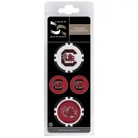 T0324617 Team Effort Ncaa Ball Marker Set - South Carolina Gamecocks