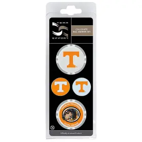 T0324921 Team Effort Ncaa Ball Marker Set - Tennessee Volunteers