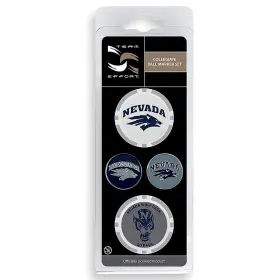 T0329017 Team Effort Ncaa Ball Marker Set - Nevada Wolf Pack