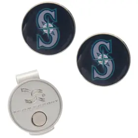 T0359918 Team Effort Mlb Hat Clip And Ball Marker Set - Seattle Mariners