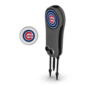 T0367118 Team Effort Switchblade Tool With Ball Markers - Chicago Cubs