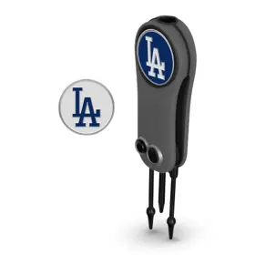 T0367318 Team Effort Switchblade Tool With Ball Markers - La Dodgers