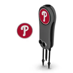 T0368720 Team Effort Switchblade Tool With Ball Markers - Philadelphia Phillies