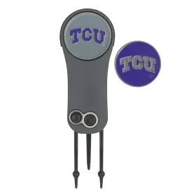 T0394417 Team Effort Ncaa Switchblade Tool - Tcu Horned Frogs And Lady