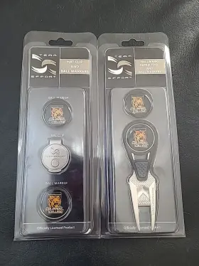 T0405818 Team Effort Hat Clip And Ball Markers Repair Tool Colorado College Cc Tigers New