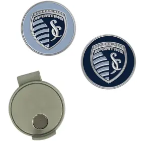 T0406018 Team Effort Mls Hat Clip And Ball Marker Set - Sporting Kansas City