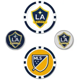 T0412718 Team Effort Mls Ball Marker Set - Los Angeles Galaxy