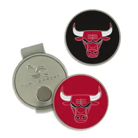 T0437717 Team Effort Nba Hat Clip And Ball Markers - Chicago Bulls