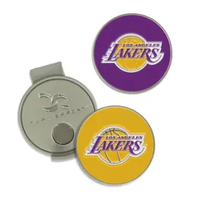 T0438017 Team Effort Nba Hat Clip And Ball Markers - Los Angeles Lakers