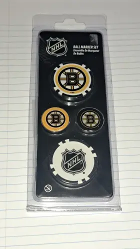 T0461517 Team Effort Nhl Inch Boston Bruins Iron Stamped Ball Marker Set Of 4
