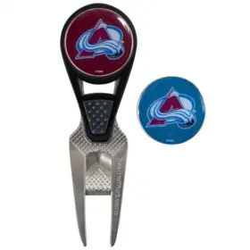 T0468918 Team Effort Nhl Cvx Repair Tool And Ball Marker - Colorado Avalanche