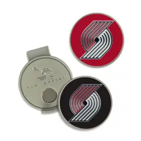 T0511218 Team Effort Nba Hat Clip And Ball Markers - Portland Trail Blazers