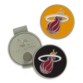 T0511418 Team Effort Nba Hat Clip And Ball Markers - Miami Heat