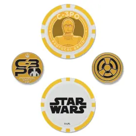 T0993024 Team Effort Star Wars Ball Marker Set - C-3po