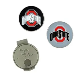 T1250517 Team Effort Ncaa Hat Clip And Ball Markers - Ohio State Buckeyes
