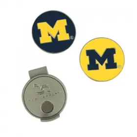 T1250617 Team Effort Ncaa Hat Clip And Ball Markers - Michigan Wolverines