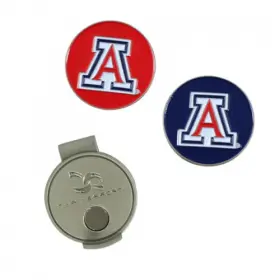 T1251417 Team Effort Ncaa Hat Clip And Ball Markers - Arizona Wildcats