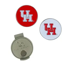 T1253017 Team Effort Ncaa Hat Clip And Ball Markers - Houston Cougars
