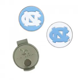 T1253517 Team Effort Ncaa Hat Clip And Ball Markers - North Carolina Tar Heels
